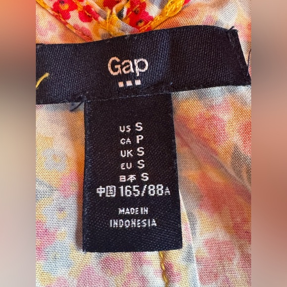 GAP Multicolor Floral light Airy Sun Dress Small EUc - Picture 7 of 8